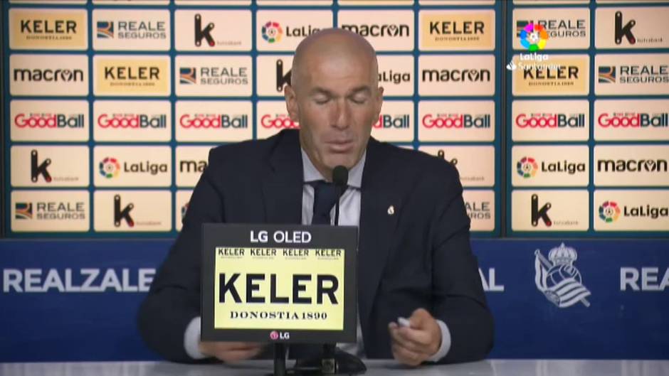 Zidane: "Nosotros ganamos en el campo, es una victoria merecida"