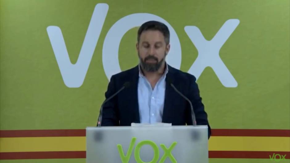 Abascal destaca la entrada de Vox al Parlamento vasco