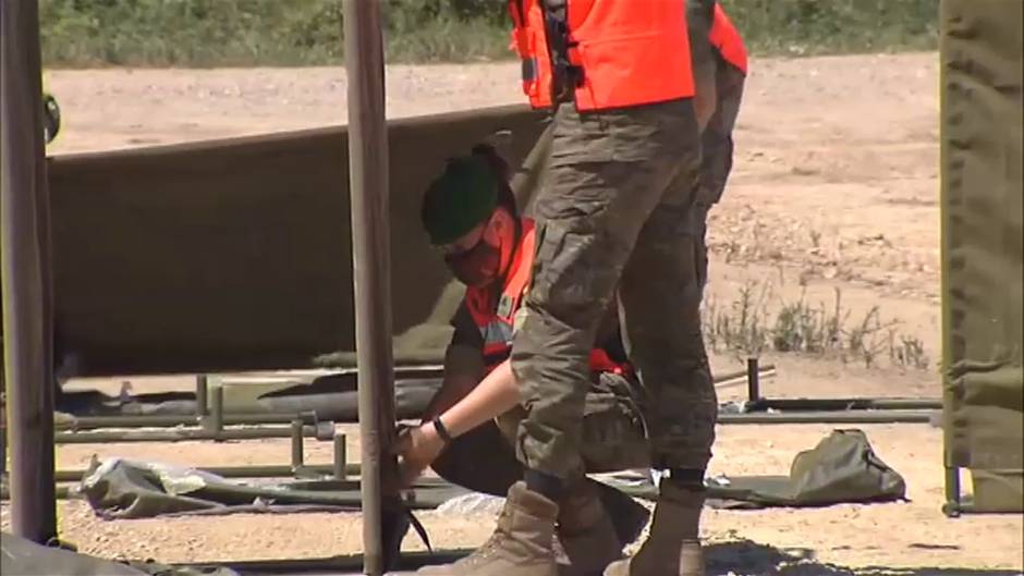 El Ejército vuelve a desplegarse para ayudar en un brote en Huesca