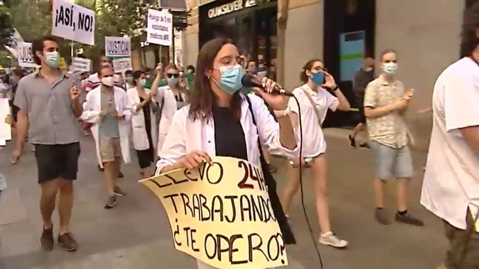 Los MIR siguen reclamando a la Comunidad de Madrid un convenio colectivo digno