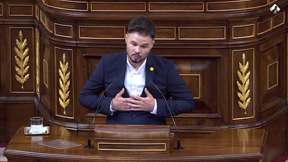 Rufián a Sánchez: "Si siguen así, nos vamos al carajo"