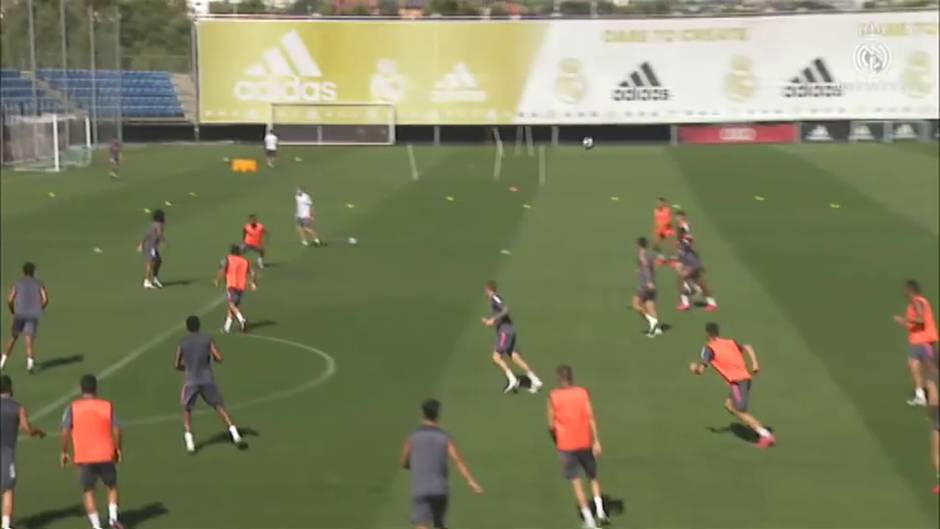 El Real Madrid practica ejercicios de esfuerzo y resistencia en su cuarta jornada de entrenamiento