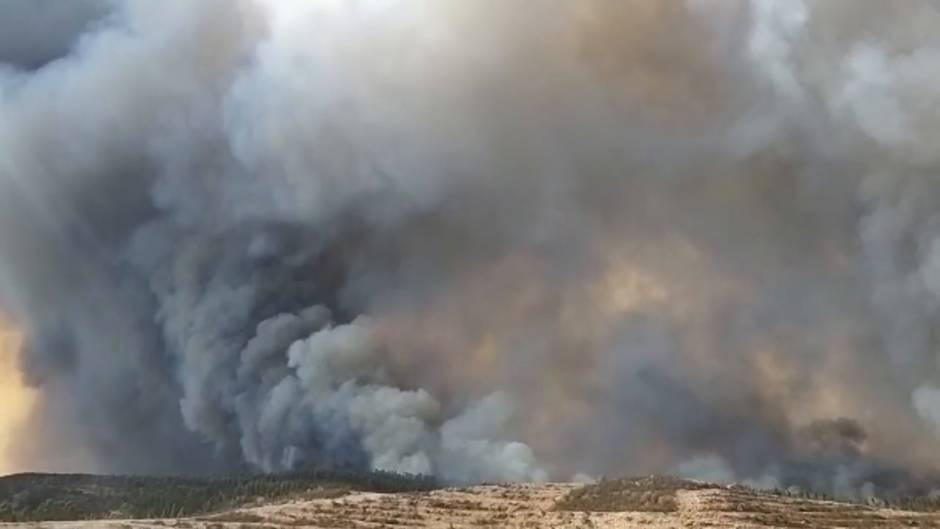 Incendio en Cumbres Mayores