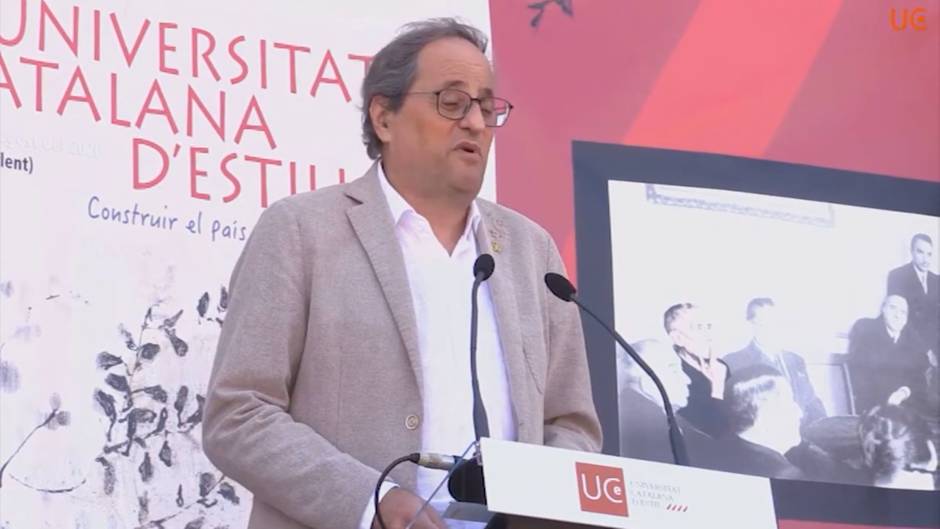 Torra advierte de que "es imposible la independencia sin una estrategia compartida"