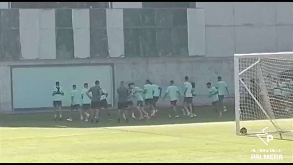 Fekir vuelve a los entrenamientos con el Betis; Montoya se ejercita aparte