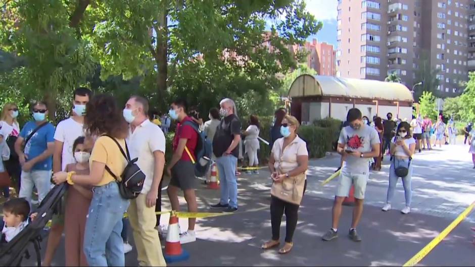 Segunda ronda de PCR aleatorias de Madrid en Puente de Vallecas