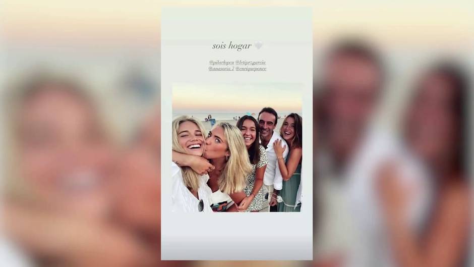 Enrique Ponce, uno más entre las amigas de Ana Soria