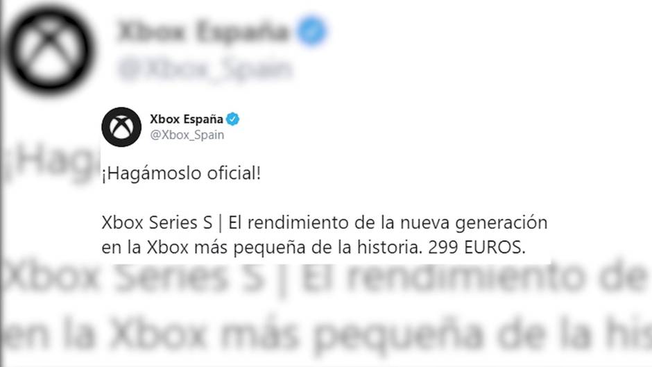 Microsoft confirma Xbox Series S, la versión más básica de su consola