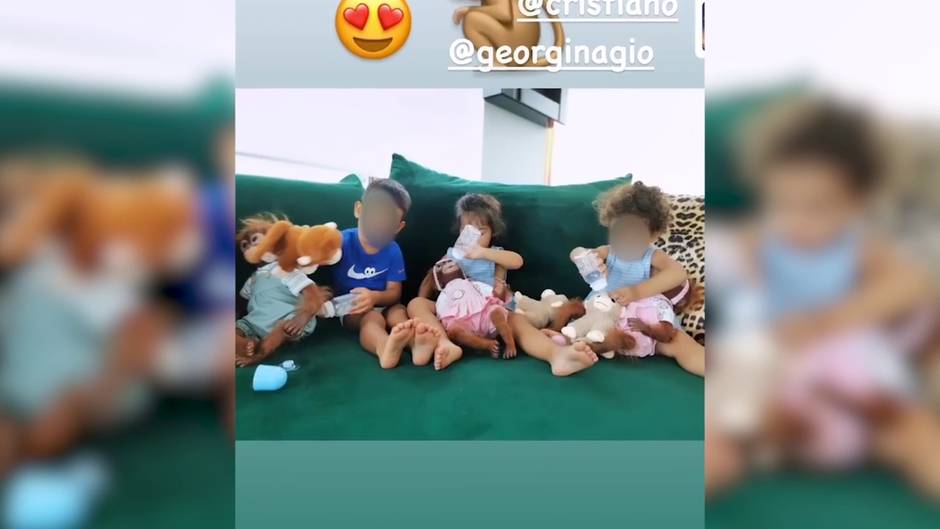 Georgina y Cristiano Ronaldo disfrutan de un fin de semana muy familiar