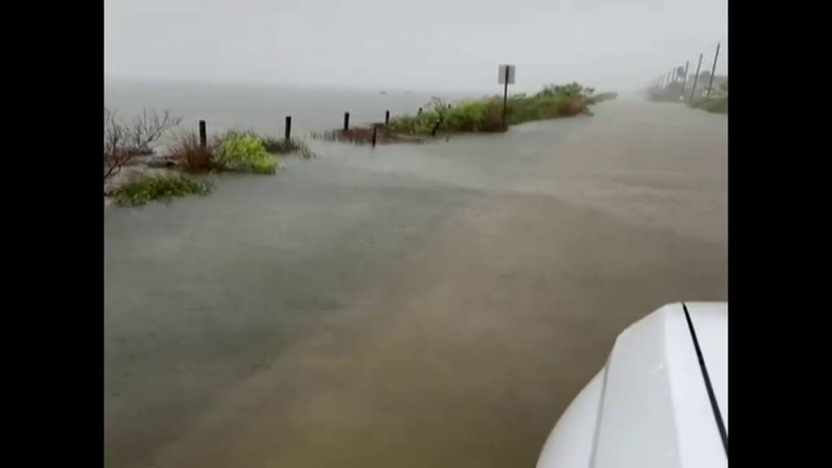 La tormenta Beta provoca inundaciones en Texas