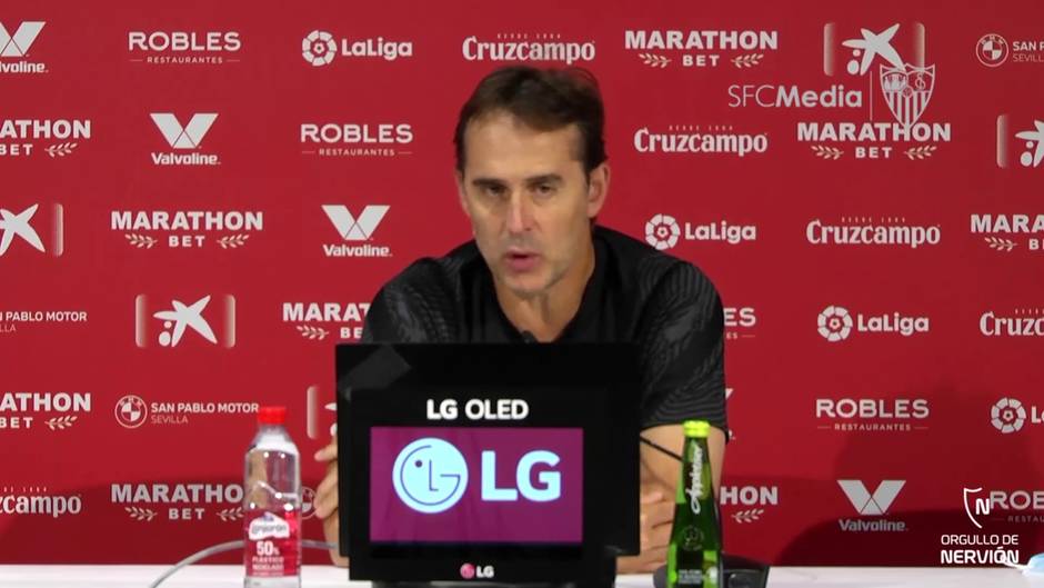 Lopetegui disecciona al rival del Sevilla FC en LaLiga, el Cádiz CF