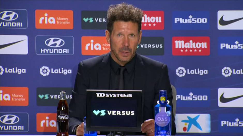 Simeone: "Los resultados no son los que queríamos, pero la actitud me gusta"