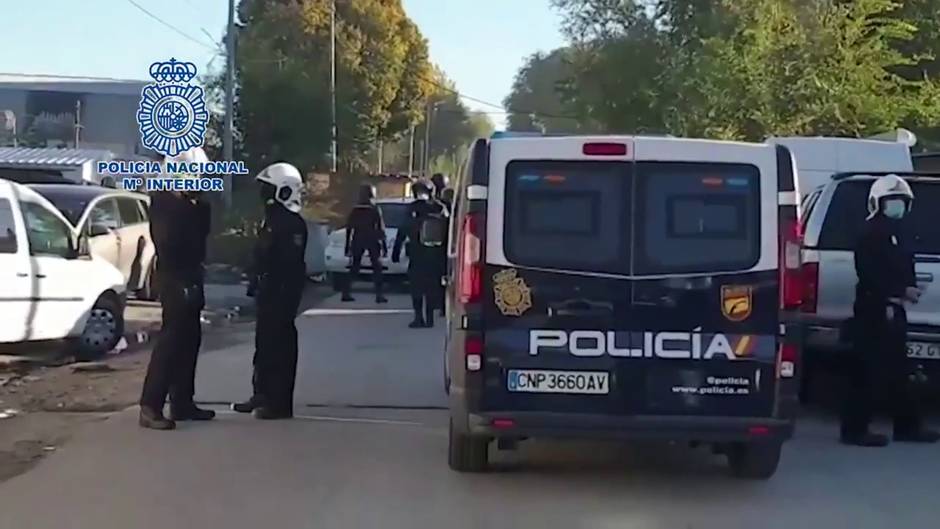 Doce detenidos y 8 plantaciones de marihuana desmanteladas en Cañada Real Galiana