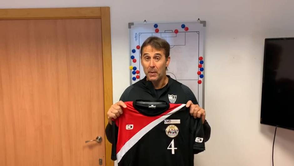 Lopetegui apadrina al CAAD Sevilla, el primer y único equipo de rugby en silla de ruedas de Andalucía