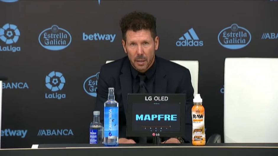 Simeone: "Pudimos ver al Joao que necesitamos y terminó resolviendo un partido que se había complicado"