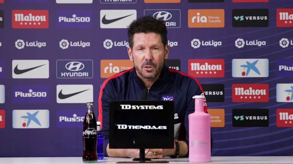 Simeone: «Confío absolutamente en mi equipo»