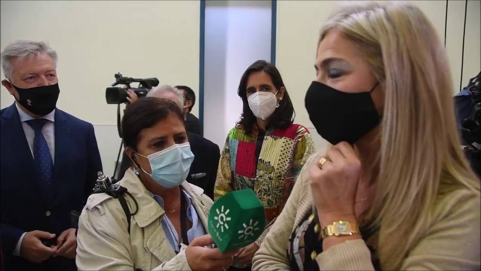 La Macarena. Deposito del manto de la coronación en el IAPH