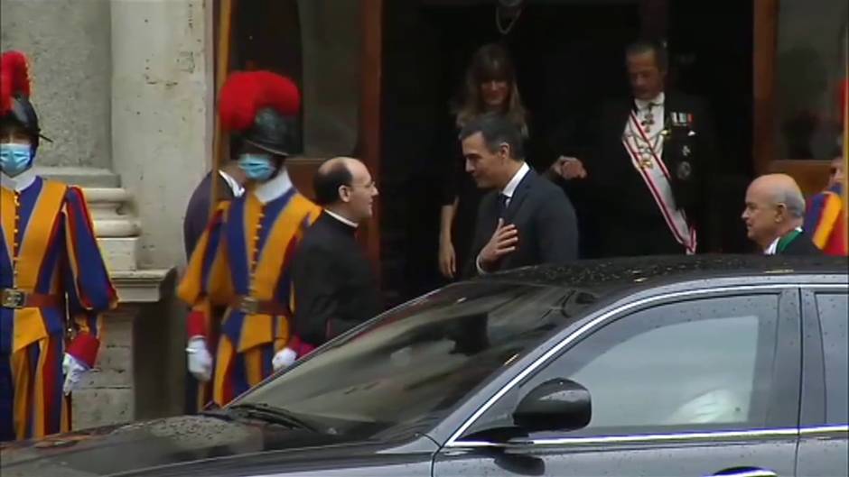 Pedro Sánchez se reúne con el papa Francisco en el Vaticano