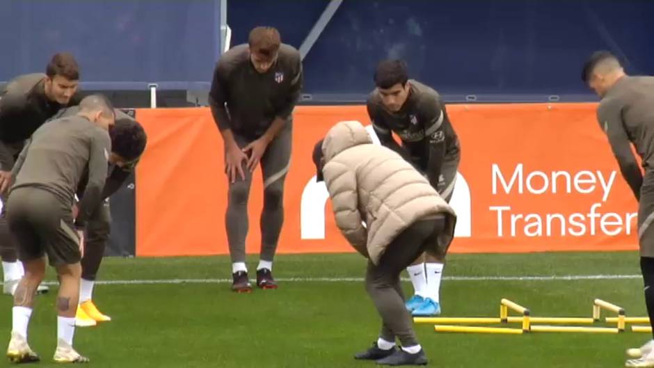 El Atlético prepara su encuentro ante el Osasuna con una mermada plantilla