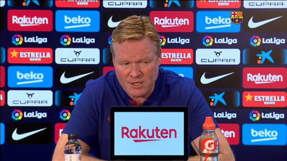 Koeman: "Se nota que el equipo va cada vez a más"