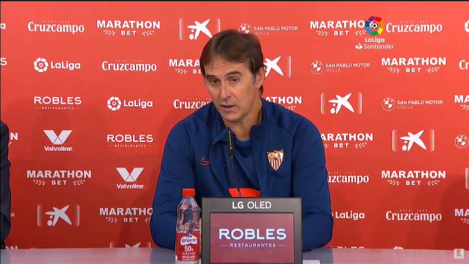 Enfado de Lopetegui tras la lesión de tres de sus jugadores