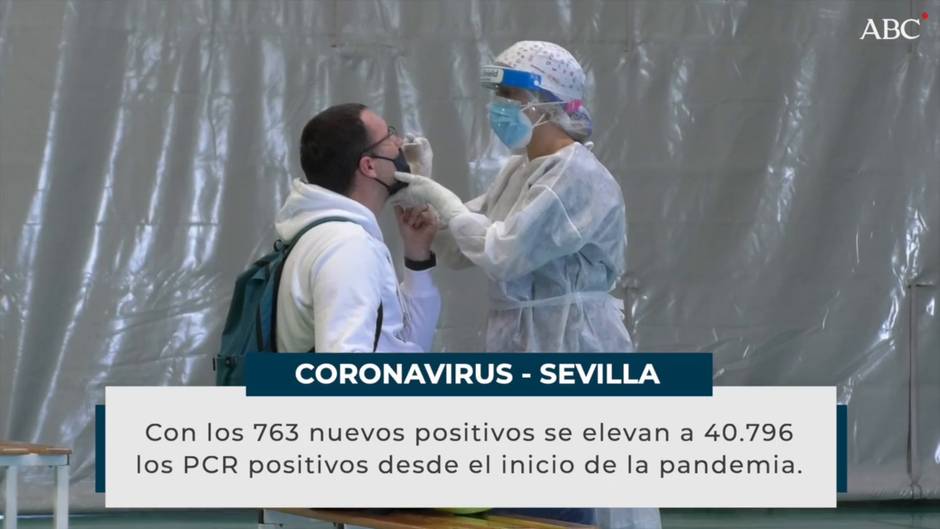 Los pacientes Covid se reducen por tercer día consecutivo en Sevilla y los contagios bajan a la mitad