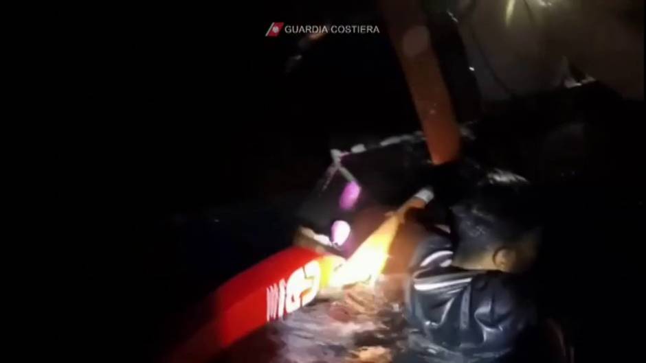 Rescate al límite en plena noche