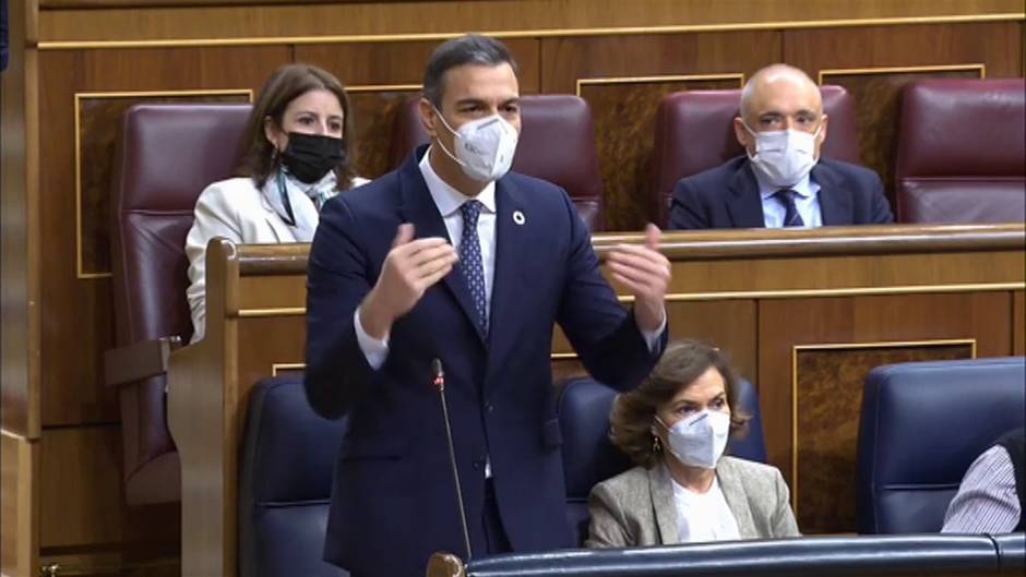 Sánchez a Casado: "Practican la política del 'trumpismo' y tendrán su mismo final, el fracaso"