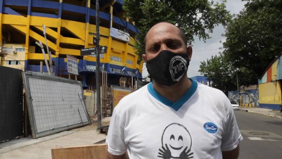 Seguidores de Maradona en Buenos Aires lamentan su fallecimiento