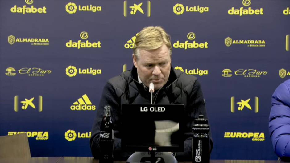 Koeman: "Es una paso de gigante atrás en la lucha por LaLiga"