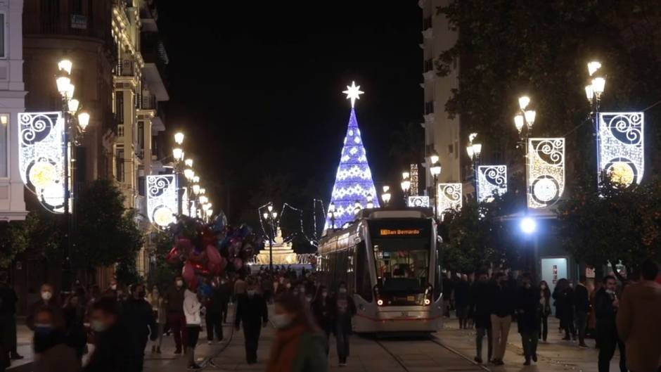 Luces de Navidad en Sevilla