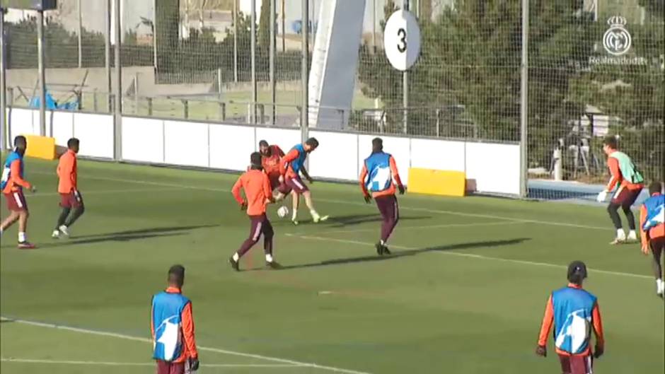 El Real Madrid se prepara para su partido contra el Borussia Monchengladbach