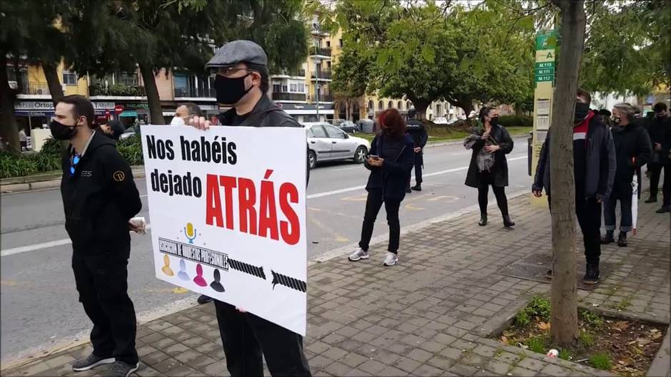 Protesta del sector de la Cultura en Andalucía