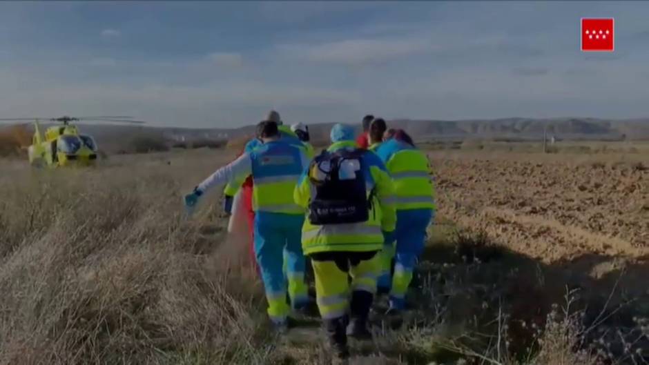 Herido muy grave un motorista rescatado en helicóptero por el SUMMA 112