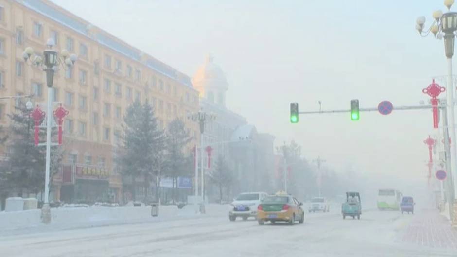 El artista Teefour le pone música al efecto más asombroso del hielo en China