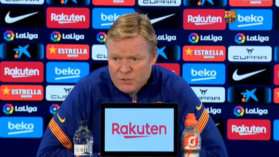 Koeman: "Veo bien el ambiente en el vestuario, ayer hicieron una fiesta y había mucho ruido"