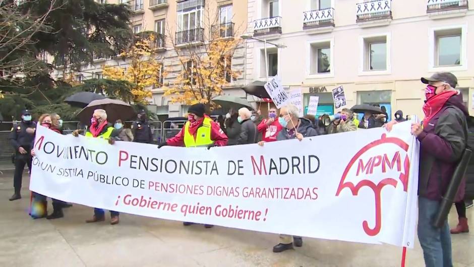 Pensionistas salen a la calle para rechazar el Pacto de Toledo