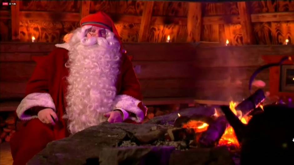 Santa Claus sale de Laponia rumbo a nuestras casas