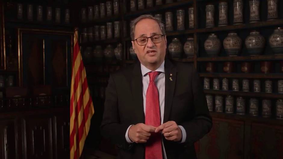 Torra pide elegir entre España o la república catalana