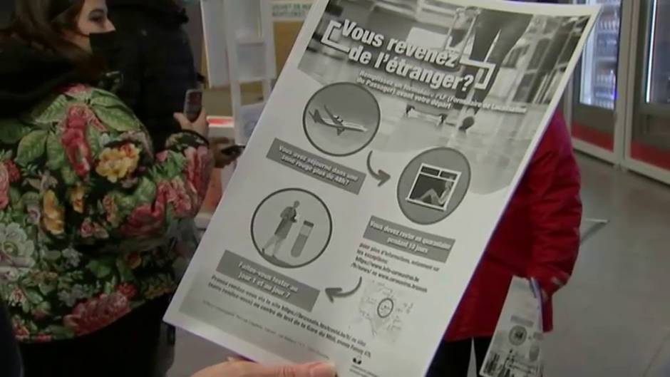 Bélgica realiza pruebas PCR en el aeropuerto a los viajeros que vuelan desde el extranjero