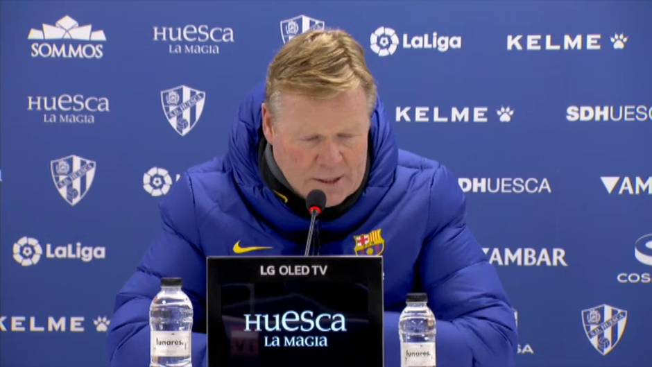 Koeman ve posible "acortar distancias" si los de arriba cogen "una mala racha "