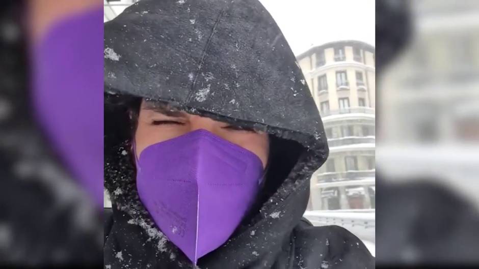 Cayetano y Eva González disfrutan de la gélida noche madrileña