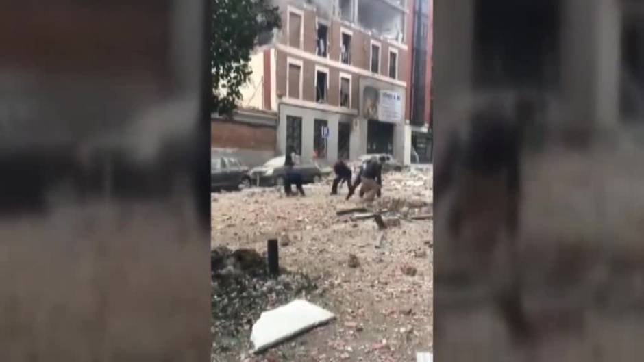 Al menos tres muertos en la explosión de un edificio en el centro de Madrid