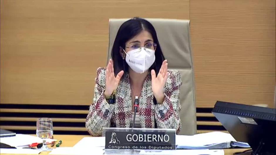 Carolina Darias asiste a su primera Comisión de Sanidad como ministra