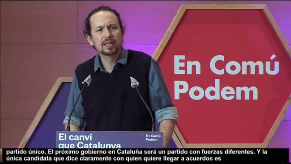 Iglesias: "Todo el mundo sabe que se acabaron los gobiernos de partido único"