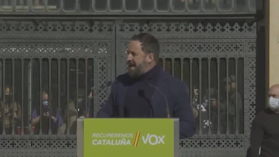 Abascal arremete contra la postura de ERC "que aplaude a Otegi"