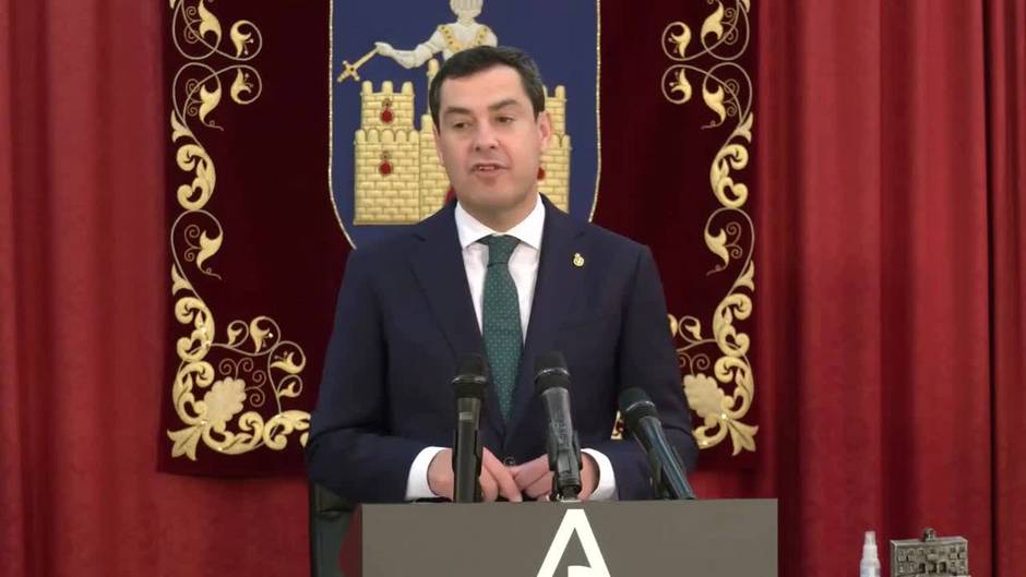 El presidente de la Junta visita la localidad de Villarrasa (Huelva)