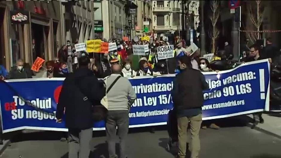 Jornada de movilizaciones en toda España contra la privatización de la sanidad