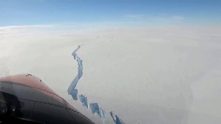 Un iceberg gigante se desprende en la Antártida diez años después de hallarse la primera grieta