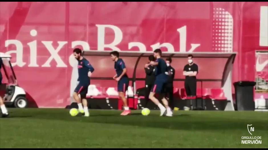 Diego carlos, única ausencia en el entrenamiento del Sevilla